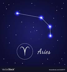 Aries Zodiac Sign Stars On The Cosmic Sky Vector Illustration Download A Free Preview Or Aries Star Sign Aries Star Constellation Aries Constellation Tattoo