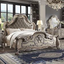 Cassimore pearl silver bedroom set. Cassimore North Shore Pearl Silver Upholstered Poster Canopy Bedroom Set 1stopbedrooms