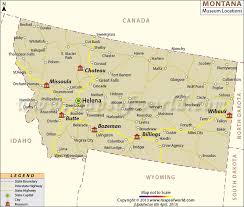 According to the 2010 united states census, montana is the 7th least populous state with 989. List Of Museums In Montana Montana Museums Map