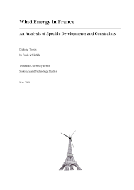 Check spelling or type a new query. Pdf Wind Energy In France An Analysis Of Specific Developments And Constraints Dr Fabia Schaufele Academia Edu