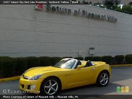 Yellow Saturn Skye Car Someday Saturn Car Saturn Sky Saturn