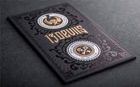 Black, gold, glitter, chic, elegant, shimmer, fashion, bold, strong. 30 Exquisite Examples Of Black And Gold Business Cards