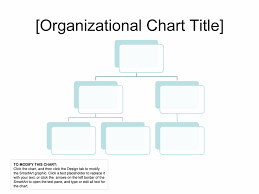 organizational chart simple basic and easy layout chart