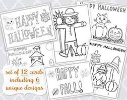 The spruce / ashley deleon nicole these free pumpkin coloring pages will be sna. Amazon Com Halloween Coloring Cards Printed Greeting Cards Fall Harvest Autumn Pumpkin October Assortment Flat Coloring Pages And Envelopes Kids Adult Diy Crafts Grandchildren Assorted Printed Cards 12 Count Office Products