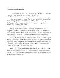 Tetapkan bajet berapa ribu yang kau boleh spend untuk membeli sebuah laptop. Doc Karangan Aku Sebuah Komputer Azlan Mohd Haron Academia Edu