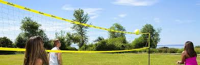 First you are right you want to use metal poles to support the net probably 3 diameter. Baden Champions Backyard Volleyball Set Review