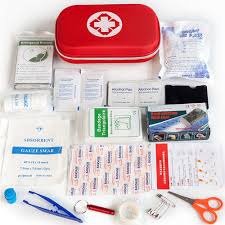 First aid storage box empty kit bag travel sport medical emergency outdoor camp. Be Prepared With 18 In 1 Medical First Aid Kit With Casing Included Ptt Outdoor