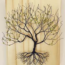 Wire Tree Art Sculptures You Can Hang On The Wall Rustic Art Etsy Nature Wall Art Wire Wall Art Metal Tree Wall Art
