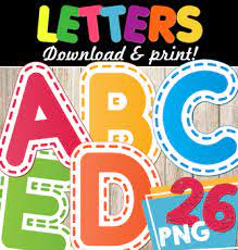 Here's the definition as well as variations and examples of use. Alphabet Letters A Z Printable By 3grafik Design Tpt