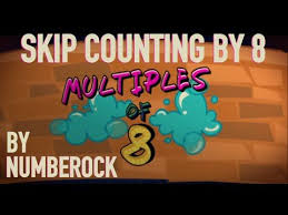 8 Times Tables Song Skip Counting The Multiples Of 8 Multiplication Songs Math Songs Skip Counting