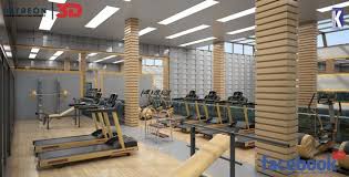 Fitness Hall Free Sketchup Interior Scene 3d Depot On Patreon Sketchup Model Interior Sketchup Free