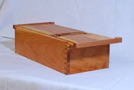 Dovetailed Box W Sliding Lid Small Wood Box Dovetail Box Custom Wooden Boxes