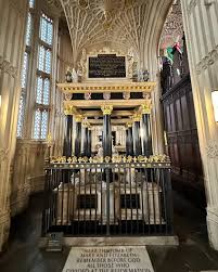 OTD, 28 April 1603, Elizabeth I was buried at Westminster Abbey. Following  her death on 24 March 1603 at Richmond Palace at the age of sixty-nine, and  after a reign spanning forty-five