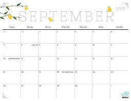 Choose your 2021 yearly calendar template and download it in a couple of clicks in pdf format. 53 Free Printable September 2021 Calendars To Download Onedesblog