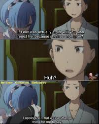 Lol she is adorables and i personally luv her hair (if only i can pull it off Why Do Most Of The Short Haired Anime Girls Get Rejected Animemes