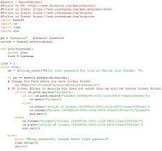 Folder Lock Python Microsoft Windows Operating System Lock Folder Data Security