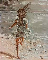 Vospominanie O Lete Monika Lunyak Monika Luniak - Polskaya Professionalnaya Khudozhnitsa Pishet Maslom Cha Painting Art Projects Canvas Painting Art Painting