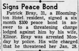 Patrick Bray charged with threatening wife Elinor Bray