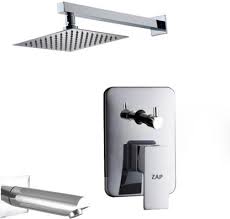 Maybe you would like to learn more about one of these? Zap Zxr24140 Brass Concealed Square Body Diverter Full Set With Overhead Shower And Bath Tub Spout Chrome Faucet Set Price In India Buy Zap Zxr24140 Brass Concealed Square Body Diverter Full