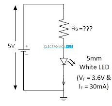 Led Resistor Calculator Need For Series Resistor Equation Example Resistor Power Dissipation Resistors Circuit Theory Simple Circuit