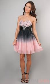 Strapless Junior Prom Dress Short Ombre Party Dresses Promgirl Short Strapless Prom Dresses Prom Dresses Short Cheap Prom Dresses