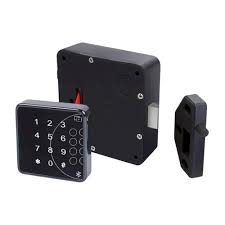 The device is activated by waving a foot in front of the sensor located in the toe kick, which then triggers the release and opening of the cabinet or drawer. Electronic Lock Lockerfy Omnitec Systems S L For Lockers Furniture Proximity Card
