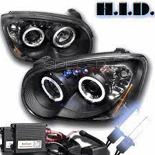 04 05 Subaru Impreza Wrx Sti Dual Halo Led Projector Headlights Black With Hid Kit 305 00 Wrx Subaru Subaru Accessories