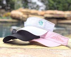 Women S Hibiscus Visor Visor With Hibiscus Women S Etsy Womens Visor Visor Women