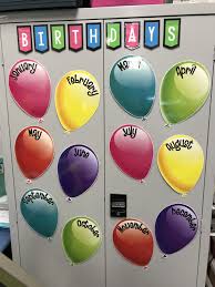Classroom Balloon Theme Birthday Display Getting Ready For The New School Year With These Teachstarter Birthday Display Birthday Balloons New School Year