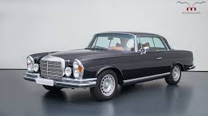 This 1970 Mercedes W111 Is A Gorgeous Sleeper Restomod Rocking An Amg V 8 Engine The Drive In 2020 Mercedes Benz Sports Car Mercedes Benz Coupe M Benz