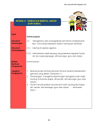 Education in a special way. Rph Pendidikan Kesihatan Tahun 2 Kssr