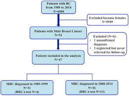 Flow Chart Of The Study Patients With Male Breast Cancer
