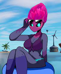 Rule34.dev - bikini blue_eyes breasts chill_chicha female_only  floating_in_water fortnite fortnite:_battle_royale herald_(fortnite)  lifting_sunglasses pool_ring the_herald_(fortnite) water