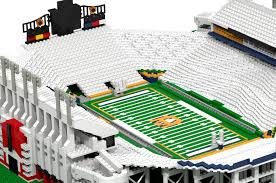 It includes loads of microfigures for the crowd as well as two full. One Of A Kind Jordan Hare Stadium Lego Kit Up For Sale