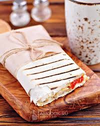 шаурма с курицей в домашних условиях рецепт с фото Pin En Lectura