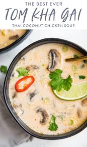 This tom kha gai soup recipe, also known as chicken coconut soup, is an incredibly aromatic and flavorful thai dish made with chicken, . Best Ever Tom Kha Gai Soup Thai Coconut Chicken Soup 40 Aprons