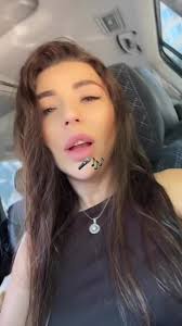 in New York Girl Singing in A Car