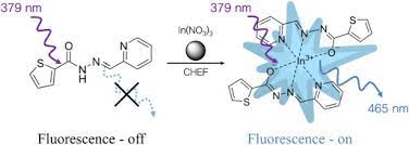 A Thiophene Based Blue Fluorescent Emitting Chemosensor For Detecting Indium Iii Ion Sciencedirect