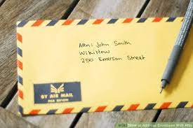 To address an envelope in care of someone else, write the name of the intended recipient. How To S Wiki 88 How To Address An Envelope With Attention To Someone