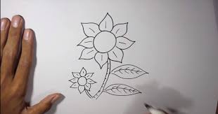 Anda bisa menyimpan gambar ini ke pc atau gadget lain secara gratis. Sketsa Bunga Matahari Dan Cara Menggambarnya Asli Keren Abis