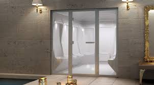 Steam rooms have plenty of seating, shelving, and accessories. Here S 2 Of The Best Indoor Steam Rooms For Home Use