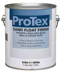 Practice and experience certainly so, before spraying on the final coat of paint, you must sand the surface smooth and then apply at. Protex Interior Latex High Build Sand Float Finish Wall Ceiling Paint At Menards
