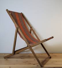 Vintage Folding Striped Deckchair Retro Boho Old Camping Etsy Rustic Chair Striped Chair Camping Chairs