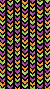 Chevron Fall Autumn Purple Black Green Orange Holiday Wallpaper Halloween Wallpaper Cuptakes Wallpapers