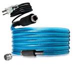 Heated water hose for camper