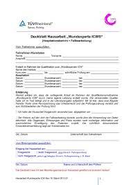 Die absolvierung das basisseminars der initiative chronische wunden e.v. Deckblatt Hausarbeit Wundexperte Icw