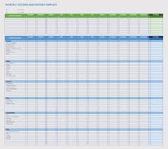 Expense Record Tracking Templates Weekly Monthly Worksheets