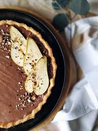 Tarte Poire Chocolat Vegan