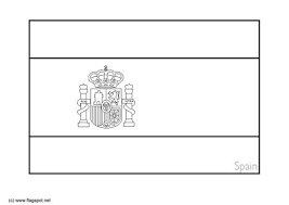 Coloring Page Flag Spain 2 Img 6385 Flag Coloring Pages Coloring Pages Spain Flag