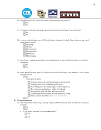 We did not find results for: Appendix B Project Survey Questionnaire Civil Integrated Management Cim For Departments Of Transportation Volume 2 Research Report The National Academies Press